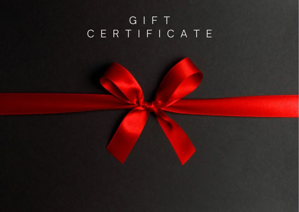 Black & Red bow Gift card image